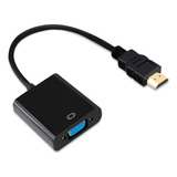 Adaptador Conversor Convertidor Hdmi A Vga Audio - Otec