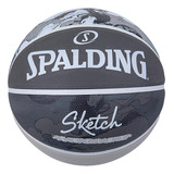 Spalding Sketch Jump Ball Z, Unisex, Baloncesto, Negro/gris.