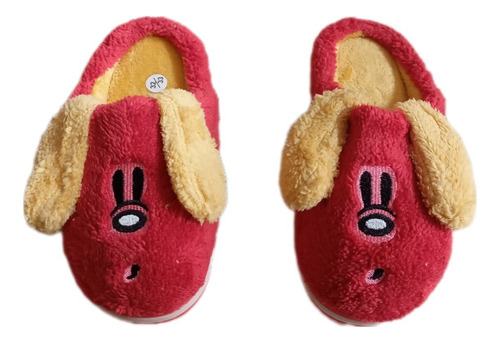 Pantuflas Niños De Felpa, Diseño De Perro, Anime, Kawaii