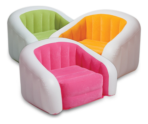 Silla Puff Portable Sillón Inflable Cafe Club Hogar 68571