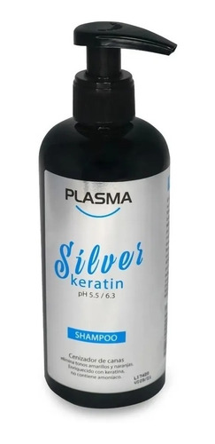 Shampoo Plasma Silver Keratin 300ml