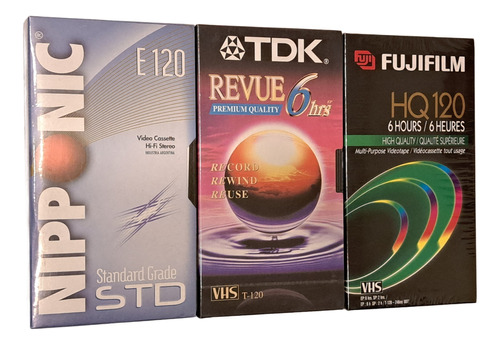 Cassettes Video Vhs Y Betacam Nuevos