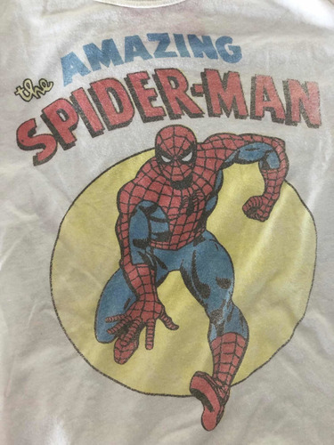 Remera Marvel Comics Hombre Araña Spiderman Usa Vintage