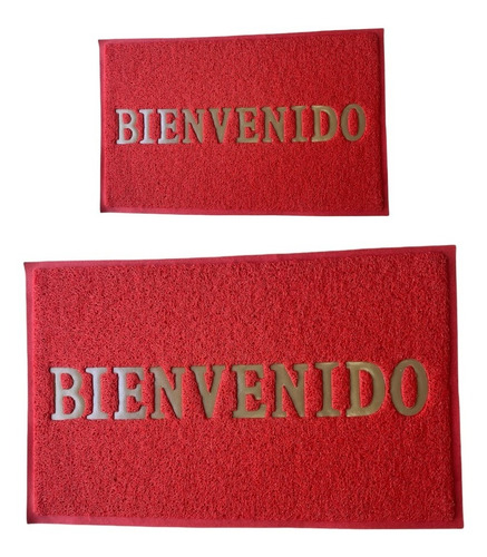 Set X 2 Tapetes Bienvenido 1 50*80cm + 1 80*120cm