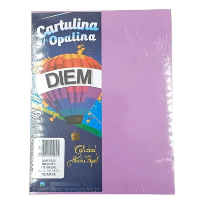100 Hojas Cartulina Tipo Opalina Carta Colores Surtidos | MercadoLibre