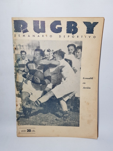 Antigua Revista Rugby Año 2 - N° 34 1944 Mag 57058