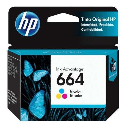 Cartucho Hp 664 Color 1115 2135 2675 3635 4535 4675 Original