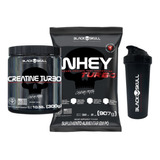 Creatina Turbo 300g + Whey Turbo 907g + Coqueteleira 600ml 