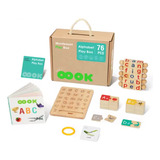 Caja Alfabeto Juguete Montessori 76 Piezas