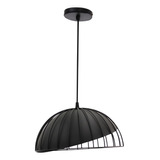 Lampara De Techo Colgante Tipo Jaula Indistrial Decorativa Color Negro Ilios Innova