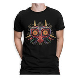 Polera Unisex Zelda Game Mascara Legend Algodon Estampado