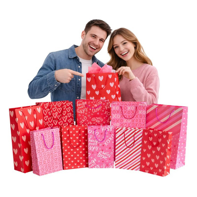 60 Bolsa Regalo San Valentin Amor Amistad 14 Febrero Mayoreo | Envío gratis