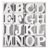 Letras Decorativa Madera Blanca 11 Cm Bar Fiestas Oferta!