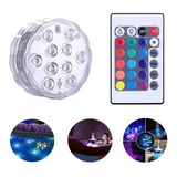 Pack De 2 Luces Sumergible Led 16 Colores Piscina