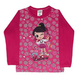 Blusinha Manga Longa Infantil Luluca Rosa - 6