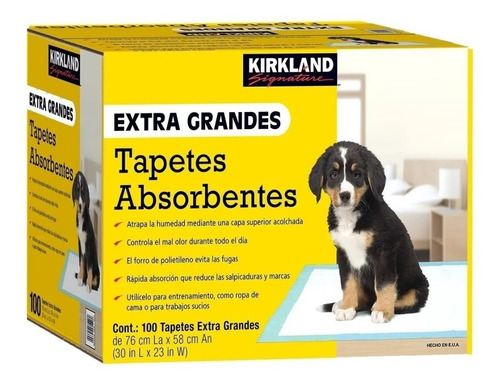 Tapete Entrenador Absorbente Mascotas 100 Pzas