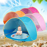 Barraca De Praia Para Bebês Shade Pool Proteção Uv Tenda De