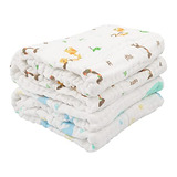 Baby Towel 2 Pack, 100% Muslin Cotton Hooded Towel For ...