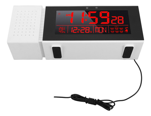 Reloj Digital Led Con Sensor De Movimiento Humano Y Alarma R