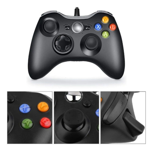 Controle Para Game Xbox 360 Pc Com Fio Joystick Manete X360