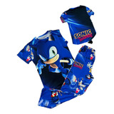 Conjunto De Pijama Para Niño 2 Piezas, Sonic