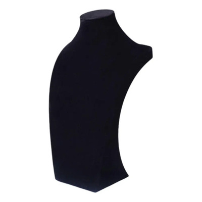 Maniquí De Exhibición De Collares, Negro 40 Cm De &ws