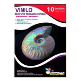 Vinilo Adhesivo Imprimible Tornasol Espiral A4/10hojas 