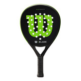 Pala De Pádel Raqueta Wilson Blade Junior V2.0 Paddle Color Verde Lima