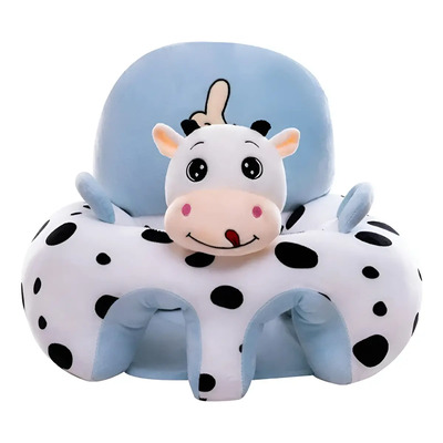 Peluche Divertido Bebé Jugar A Sentarse Suave Animalitos Color Azul Claro | Meses sin interés