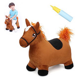 Caballo Saltarín Niños Pequeños Peluche Marro?n, Jug...