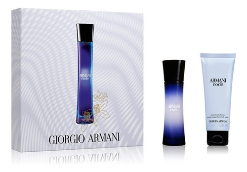 Perfume Importado Armani Code Donna Edp 30ml Set 3 Pzas 