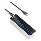 [versión Mejorada] Hub Anker Usb 3.0 Superspeed De 10 Puerto