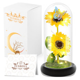 Regalos Para Ella Girasol Flores Eternas Artificiale Con Luz