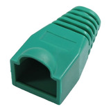 Capa Protetora P/ Conector Rj45 Tipo Boot Verde Pct 1000 Pçs