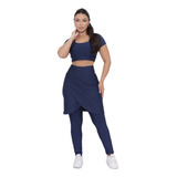 Conjunto Fitness Cristã Moda Evangelica Treinos Atividades 