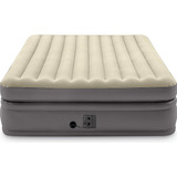 Intex -queen Comfort Elevado Fiber-tech Airbed, Oro, Modelo: