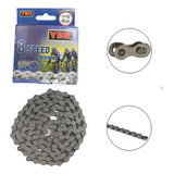 Corrente Bike 8v 16v 24v Mtb Speed 116 Links Yaban Ybn