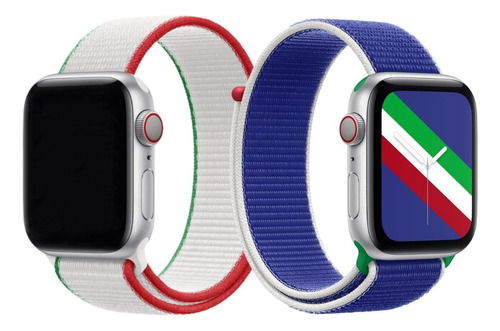 Correa Nylon Loop Naciones Para Iwatch De 38mm/49mm 