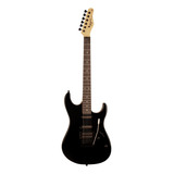 Guitarra Eléctrica Tagima Tw Series Tg-510 De Tilo Black Con Diapasón De Madera Técnica