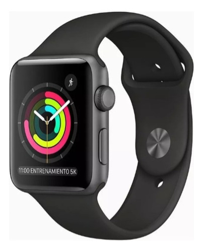 Apple Watch  Series 3 Gps Caja Aluminio 38 Mm Negro Open Box