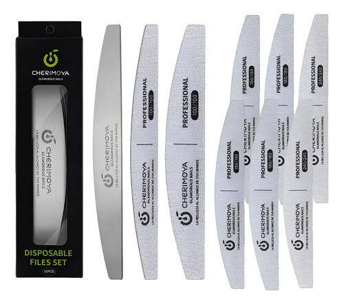 Kit Lima De Acero Para Uñas Con 12pzs Repuestos Cherimoya | Meses sin interés