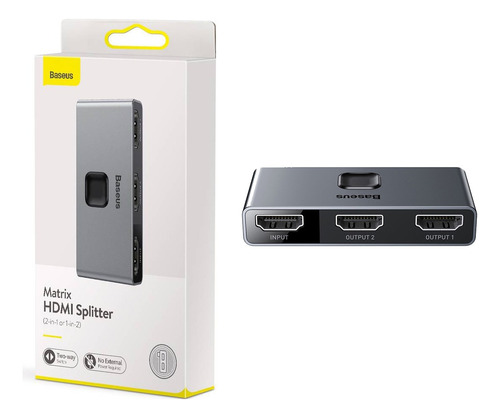 Splitter Switch Hdmi 4k 2x1, Bidirecional, Matrix, Ps5, Xbox