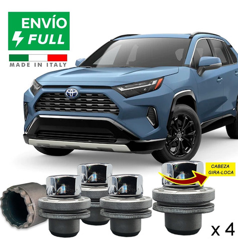 Tuercas Seguridad Galaxylock Toyota Rav 4 Xle Plus Awd