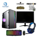 Pc Gamer Completo Intel I5 3.4 Ghz + Gtx 1050 Ti + 480gb 8gb