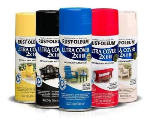 Aerosol Ultra Cover 2x Rust Oleum X 430 Ml / Camino 1