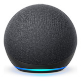 Echo Dot 4ª Geração Smart Speaker Com Alexa Amazon Bivolt Cor Preta 110v/220v