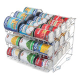 Saganizer Organizador De Latas, Cromado, Hasta 36 Latas,