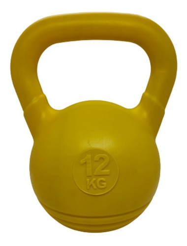 Kettlebell Pesa Rusa 12 Kg Pvc Fitness Funcional Crossfit