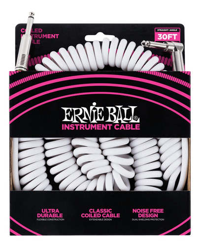 Ernie Ball Cable P/ Instrumento Ernie Ball P06045 Espiral Bl