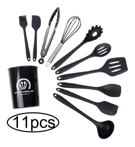 Utensilios Cocina Silicona Modernos Biodegradables 11 Piezas